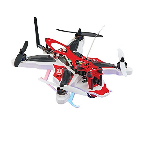 RISE RXD250 Brushless Radio Control Receiver-Ready Extreme Durability Racing Drone with CC3D Flight Controller and Camera Mount
