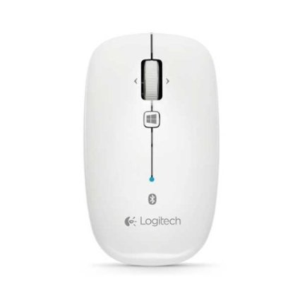 Logitech M557 Bluetooth Mouse Pearl White