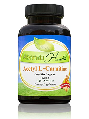 Acetyl L-Carnitine | 500mg | 100 Capsules | Cognitive Enhancer | Powerful Fat Burner