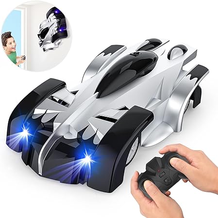 EpochAir Wall Climbing Remote Control Car Dual Mode 360deg Rotating RC Stunt Cars with Headlight Rechargeable Toys for Boys Girls Gift for 4 5 6 7 8-12 Year Old Kid