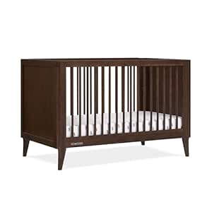 Delta Children Ollie 4-in-1 Convertible Crib - Greenguard Gold Certified, Walnut Espresso