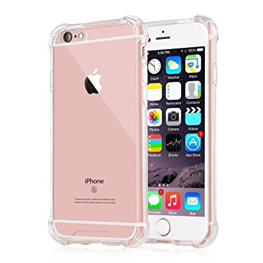 iPhone 6&6s Case,DK iPhone6 crushproof Case Crystal Clear ultrathin TPU Protective( edges and corners) ,Shock Absorbing for iPhone 6/6s 4.7 inch (clear)