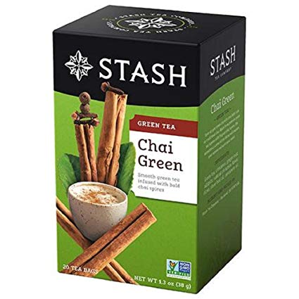 Stash Tea Green Chai Tea, 20 Count Tea Bags in Foil