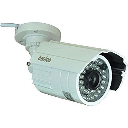 1000TVL CMOS With IR-CUT Wide Angle 3.6mm Lens Bullet Security Camera CCTV Home SurveillanceIR Bullet Day Night 36 Infrared LEDs Outdoor with Bonus Power Supply