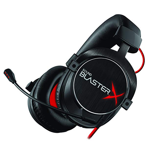 Creative Labs Sound BlasterX H7 Gaming Headset 3.5mm Circumaural Black