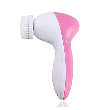 Generic Electric Wash Face Cleanser Machine 5 In 1 Facial Skin Care Wash Brush Massager Mini Skin Cleansing Cleaner Massage