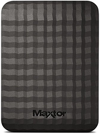 Maxtor M3 4 TB USB 3.0 Slimline Portable Hard Drive - Black