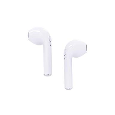 IEXUS Bluetooth Headphones, Wireless Bluetooth Sport Headphones Noise Cancelling Compatible with Phone X 8 8Plus 7 7Plus 6S 6SPlus and Android S8 S8  and All Smart Phone (White)