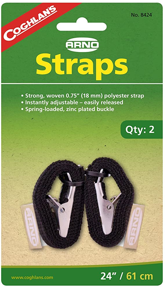 Coghlan's Arno Straps, 24-Inch, 2 pack, Multicolor