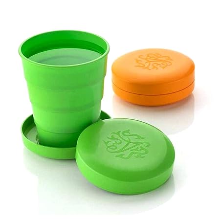 DeoDap Portable Travelling Cup/Tumbler with Lid (Multicolor)