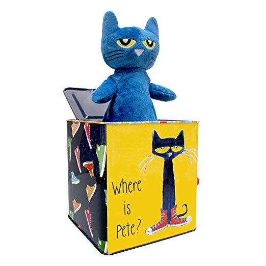 Pete the Cat Jack-in-the-Box, 7"