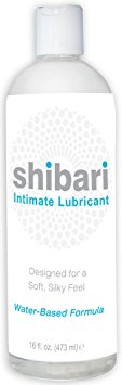 Shibari Water-based Intimate Lubricant, 16oz Bottle