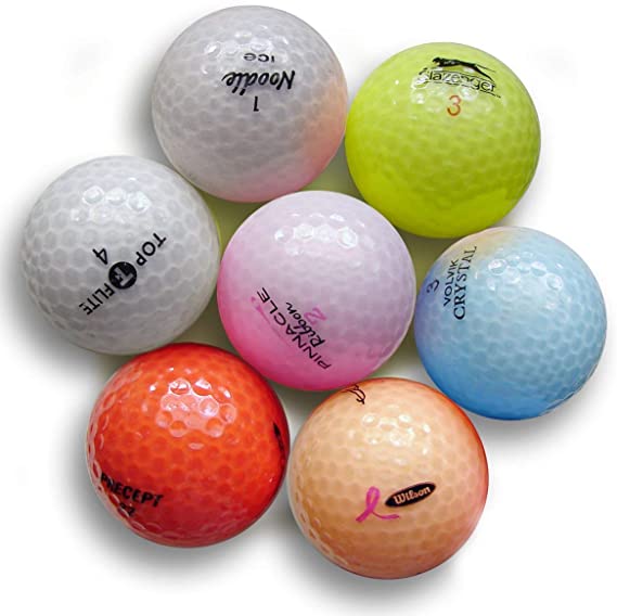 Pink Crystal Mix Golf Balls (50 Pack)