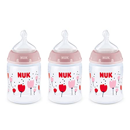 NUK Smooth Flow Anti-Colic Bottle, 5 Oz, 3 Pack