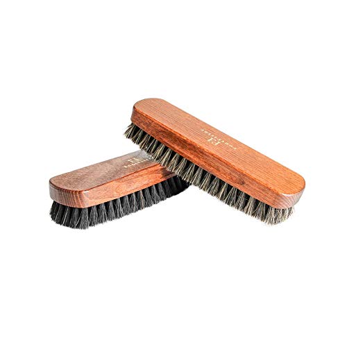 FootFitter Genuine Horsehair Shoe Shine Brush