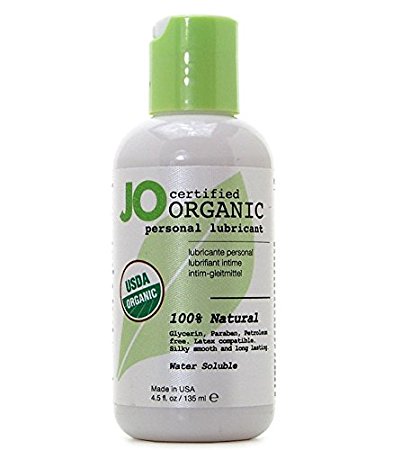 System Jo USDA Certified Organic Water Based Personal Lubricant : Size 4.5 Oz.