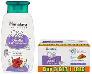 Himalaya Gentle Baby Soap (75G, 3 1) & Himalaya Gentle Baby Shampoo (200Ml)