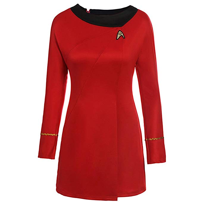 Classic Star Trek Dress Costume Adult Duty Women Uniform