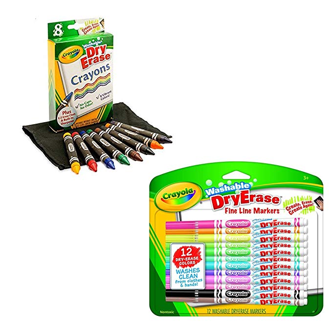 Crayola Washable Dry-Erase Markers & Dry-Erase Crayons
