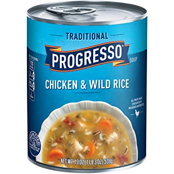 Progresso Soup, Traditional, Chicken and Wild Rice Soup, 19 oz Can