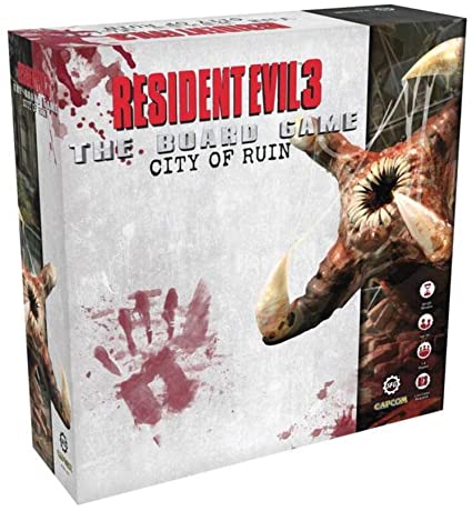 Resident Evil 3:The City of Ruin Expansion –A Board Game Expansion by Steamforged Games 1-4 Players–Board Games for Family 60-90 Mins of Gameplay–Games for Family Game Night–for Ages 14 -English