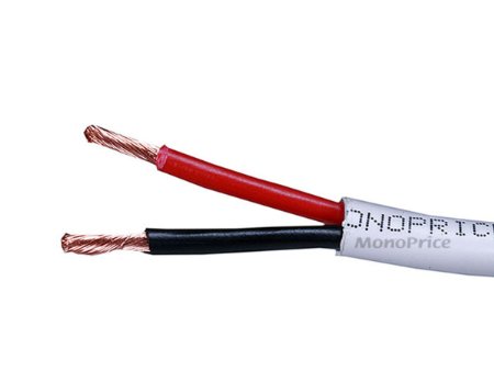 Monoprice 250ft 12AWG CL2 Rated 2-Conductor Loud Speaker Cable (For In-Wall Installation)