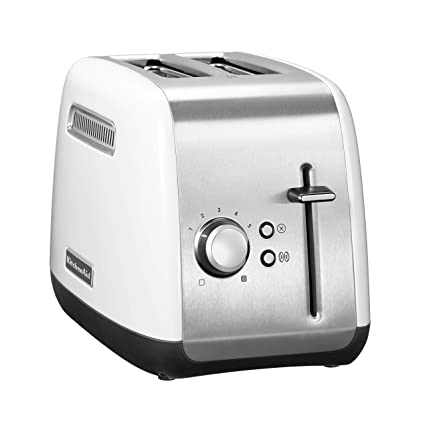 KitchenAid Classic 5KMT2115BWH 900-Watt 2 Slice Pop-up Toaster (White)