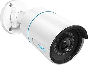 Reolink 5MP Camara Vigilancia PoE Camara Seguridad Exterior con Detección de Personas/Vehículos, Visión Nocturna, Bala con Ranura para Tarjeta SD RLC-510A camara vigilancia