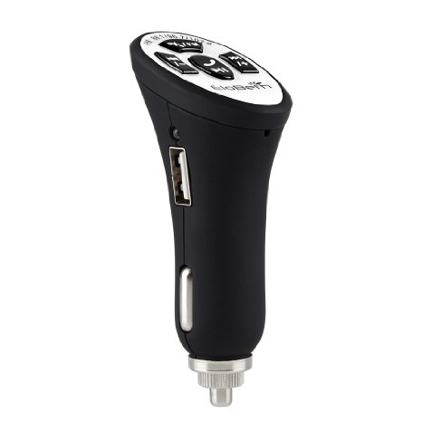 Bluetooth FM Transmitter, Elobeth Car Charger With Bluetooth Adapter Hands-free AUX Cable, Car Bluetooth Receiver