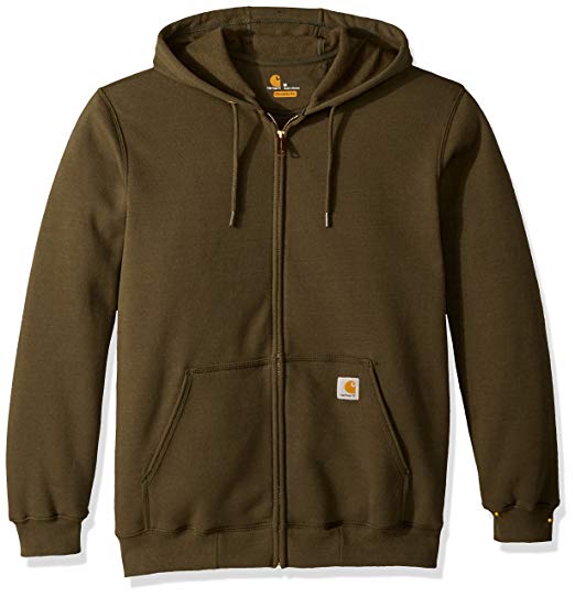 Carhartt Men's Midweight Zip Front Hooded Sweatshirt K122