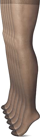 No Nonsense Women's Regular Sheer Tights With Reinforced Panty and Toe