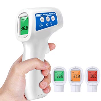 Cofoe Forehead Digital Thermometer for Baby, Kids, Adults,Household Medical Non-Contact Contact Infrared Body Temperature Thermometer Accurate Fever Thermometer