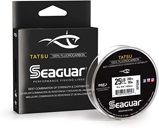 Seaguar TATSU 200 Yards Fluorocarbon Fishing Line