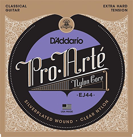 D'Addario EJ44 Pro-Arte Nylon Classical Guitar Strings, Extra Hard Tension