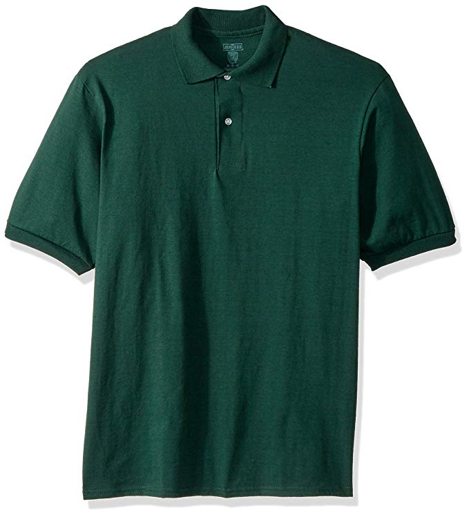 Jerzees Men's Spot Shield Short Sleeve Polo Sport Shirt