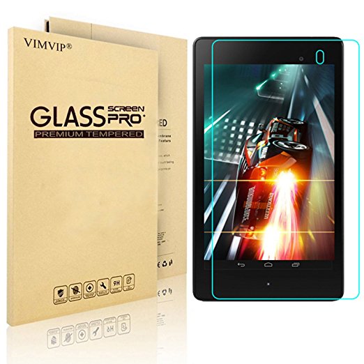 VIMVIP Google Nexus 7 2nd Glass Screen Protector Anti-Bubble Ultra HD - Extreme Clarity & Touch Responsive with Lifetime Replacements Warranty (Nexus 7 2nd)