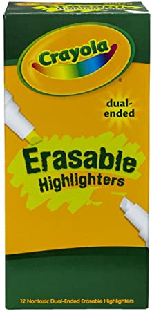 12 ct. Bulk Set Dual-Ended Erasable Highlighter