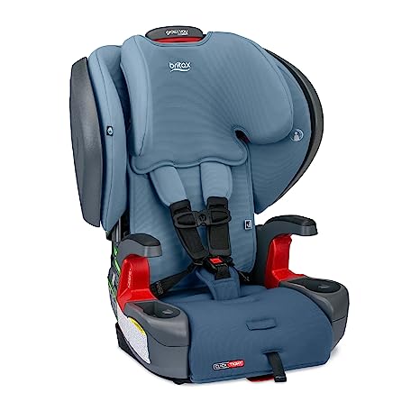 Britax Grow with You ClickTight  Harness-to-Booster, Blue Ombre SafeWash