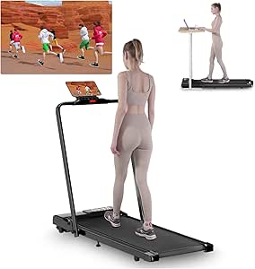 Superun Raceable Foldable Treadmill for High-tech Equipment, 136KG Capacity Folding Treadmill with APP Control, Treadmills for Home Foldable Running Machine for Heavy People, Door to Door Delivery