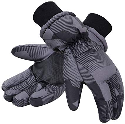 Halconia Mens 3M Thinsulate Insulation Ski Gloves Winter Warm Waterproof Snowboard Gloves