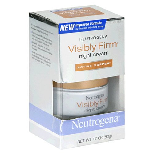 Neutrogena Visibly Firm Night Cream, Active Copper, 1.7 Ounce