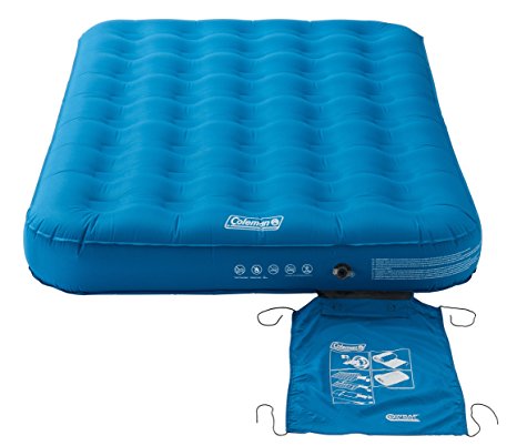 Relags Coleman Airbed Extra Durable Single/Double/Raised Double, Camping bed, Flocked Single/Double Air Bed, Inflatable Air Mattress, Heavy Duty Airbed, Comfort Blow Up Bed for Indoor and Outdoor Use