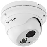 Foscam FI9853EP Indoor Dome 720P Power Over Ethernet P2P IP Camera Black