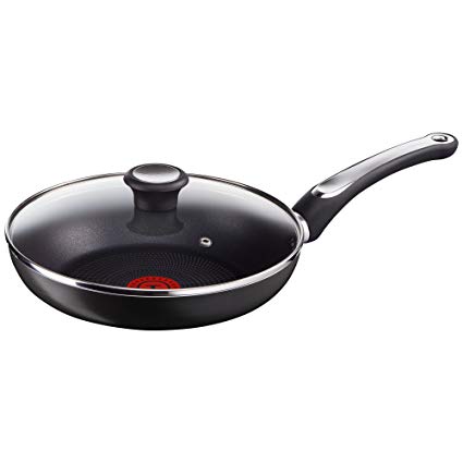 Tefal Ceremony Non-Stick Fry Pan with Lid, 28cm (Black)