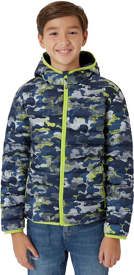 Eddie Bauer Boys' Jacket - CirrusLite Weather Resistant Down Coat for Boys - Insulated Quilted Bubble Puffer (3-20)