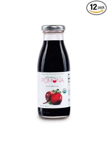 Pomona Organic Pure Beet Juice, 8.4 Ounce (Pack of 12) not from concentrate gmo free kosher