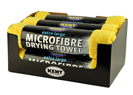 Kent Car Care Microfibre Drying Towels, XL, Set of 6