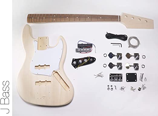 DIY Electric Bass Guitar Kit - J Bass Build Your Own