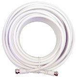 Wilson Electronics RG6 30 Ft Low Loss Coax Extension Cable White