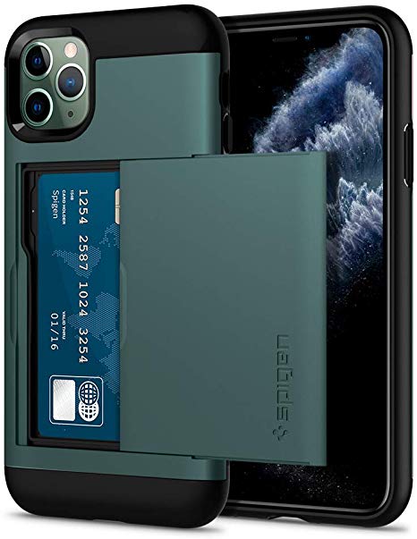 Spigen Slim Armor CS Designed for Apple iPhone 11 Pro Case (2019) - Midnight Green